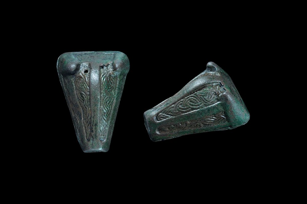 viking boar head brooch