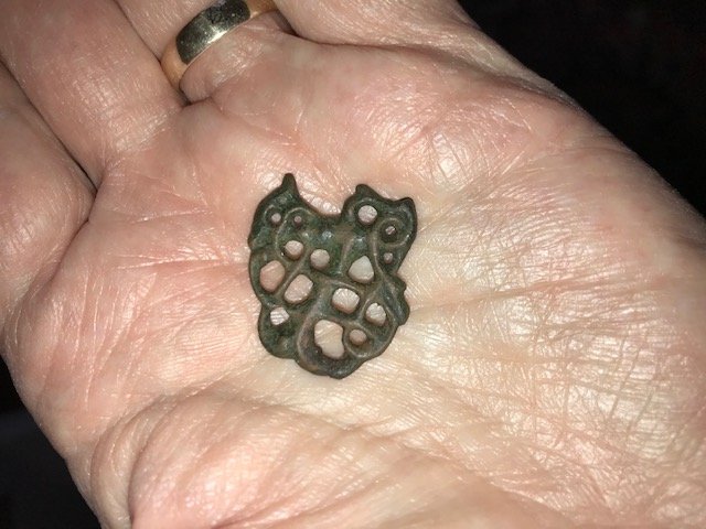 viking brooch in Urnes style