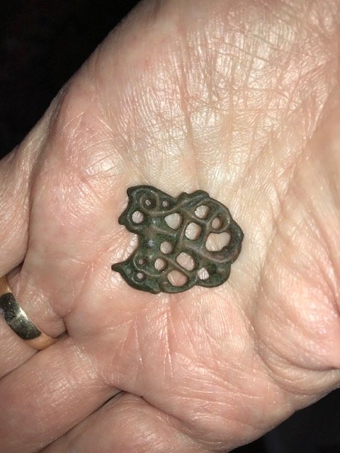 viking brooch in Urnes style