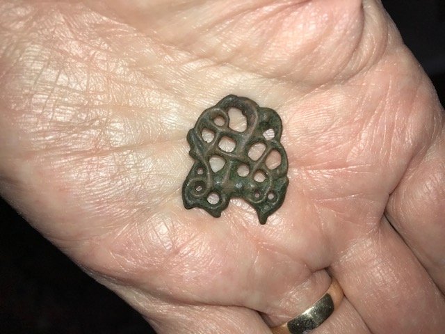 viking brooch in Urnes style