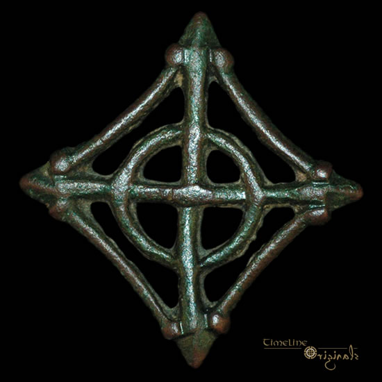 viking lozenge brooch